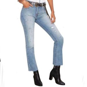 New Levi’s cropped kick flare jeans